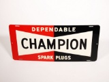1950S-EARLY '60S CHAMPION SPARK PLUGS TIN SIGN