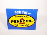 VINTAGE PENNZOIL MOTOR OIL TIN SIGN