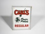 1950S CURT'S OIL COMPANY TIN SIGN