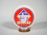 CIRCA 1940S-50S SKELLY REGULAR GASOLINE GAS PUMP GLOBE