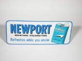 1960S NEWPORT MENTHOL CIGARETTES TIN SIGN