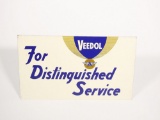 LATE 1950S-EARLY '60S VEEDOL MOTOR OIL TIN SIGN