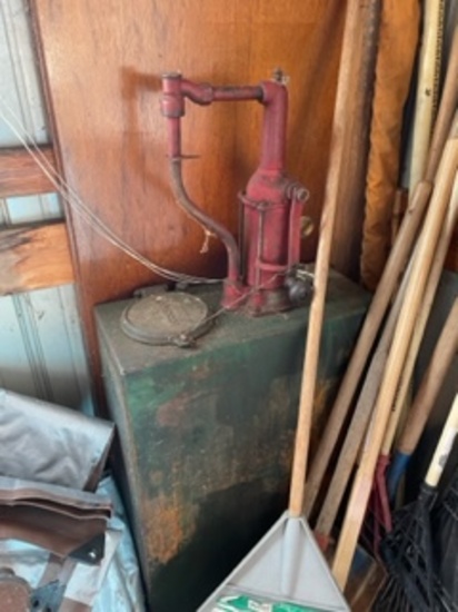 Old Gas Pump & Tank