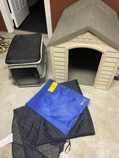 Pet carrier doghouse and power patch polar pouch