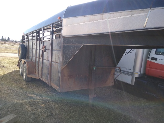 Goose Neck Stock Trailer - No Title