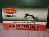 SpecCast Two Row Pull Type Corn Sheller 1:16 Scale Resin NIB Box is sun faded and has some damage