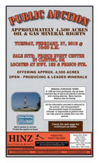 4,500 ACRES OIL & GAS MINERALS