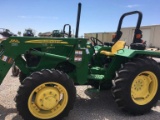 JD 5055E Tractor w/Loader, MFWD, 500 Hrs. SN #004981