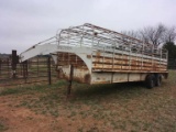 Gooseneck 24 ft. Stock Trailer