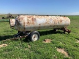 1-1,000 Gal. Anhydrous Tanks on Wheels, used for Fuel Trailer