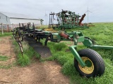 JD 2800 Moldboard Plow, 7 Bottom  w/Harrow, Pull-type