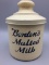 Borden's Malted Milk tin advertising canister