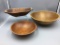 Treene Ware and wooden bowl lot