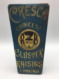 Cresca Company Vintage Raisin Tin