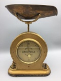 Brass pan general store candy scale