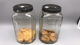 2 Necco Candies store display jars