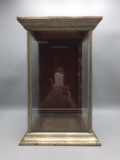 Antique glass front store display case