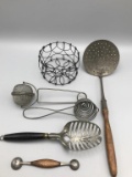 Lot of 6 Antique kitchen items