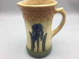 Iris stoneware pitcher