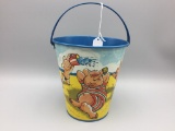 Childs tin lithographed sand pail