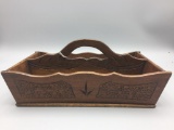 Early wooden knife box