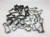 24 antique cookie cutters