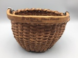 Early split Oak basket with swing handle