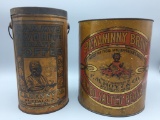 2 Antique advertising tins