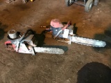 2 concrete chain saws