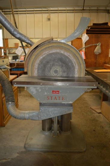 STATE DISC SANDER, MODEL D-30, S/N 105