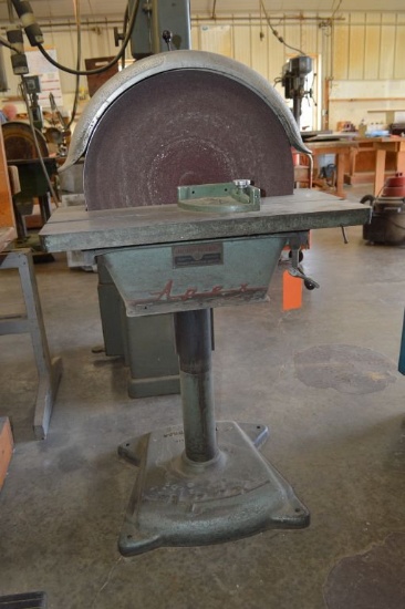 APEX 20" DISC SANDER, MODEL 20S, S/N 1124