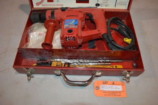 MILWAUKEE 1" ROTARY HAMMER, CAT.#5362-1,