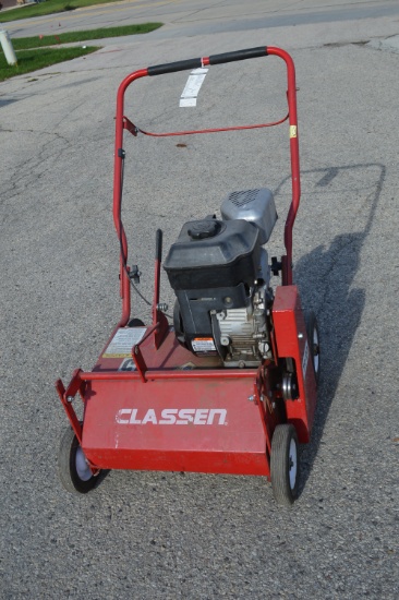 CLASSEN 20" WALK BEHIND TURF RAKE, MODEL TR-20,