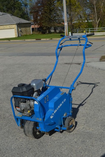 BLUEBIRD WALK BEHIND AERATOR, MODEL B424A,