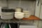 ASSORTED STONEWARE, PLATES AND BOWLS
