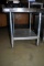 SMALL STAINLESS STEEL STAND, 2' x 30