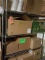 FREEZER RACK ON CASTERS WITH ASSORTED PAPER