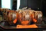 (6) COPPER MULE MUGS