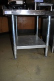 SMALL STAINLESS STEEL STAND, 2' x 30