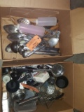 (2) BOXES OF UTENSILS AND MISC.