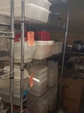 FREEZER STYLE SHELVING UNIT, DOES NOT INCLUDE ANY