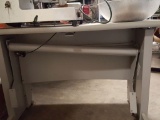 (2) SMALL DESK WORKSTATIONS