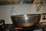 (2) STAINLESS STEEL BOWLS, 21