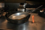 LARGE SKILLET AND (2) PANS