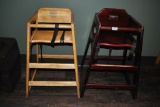 (2) HIGH CHAIRS