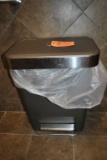 (2) FOOT PEDAL OPERATED TRASH CANS