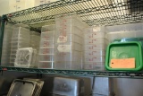APPROX. (40) CAMBRO MEASURE MARKED INGREDIENT BINS