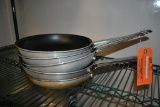 (5) ASSORTED FRYING PANS