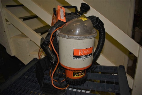 2010 ROYAL COMMERCIAL BACKPACK VACUUM, MODEL RY4001,