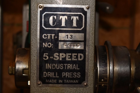 CTT FIVE SPEED BENCH TOP DRILL PRESS 